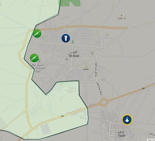 El bab Son durum harita: 12 Aralık 2016 