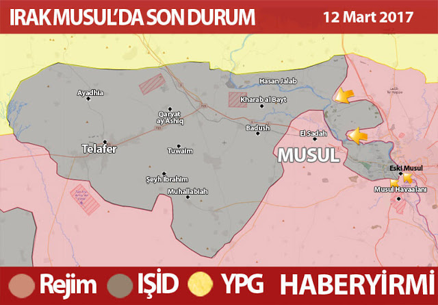 Irak haritası son durum harita