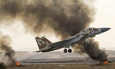 Suriye resmi haber ajansı İsrail uçağının vurulduğunu duyurdu.
