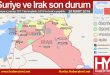 Suriye ve Irak son durum harita 2018